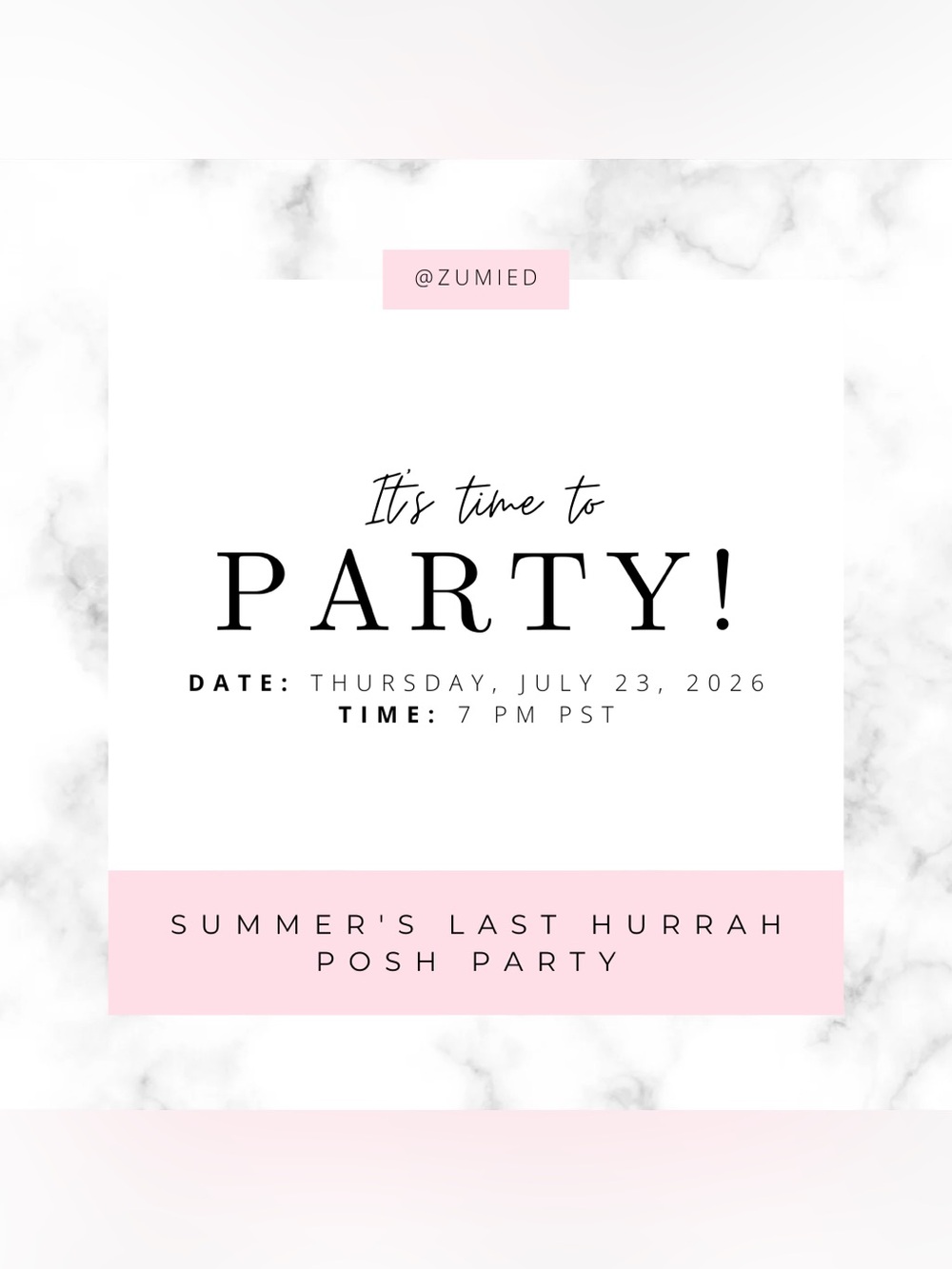 Letโs Party! Join Me TONIGHT Co-Hosting Summer's Last Hurrah Posh Party July 23 - Picture 1 of 2